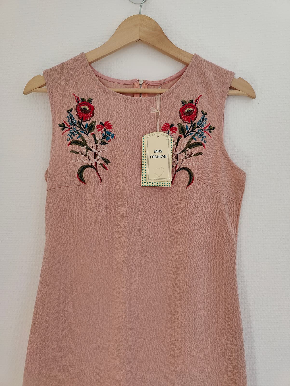 Robe à broderies florales MAS Fashion — Taille 42 — photo 2