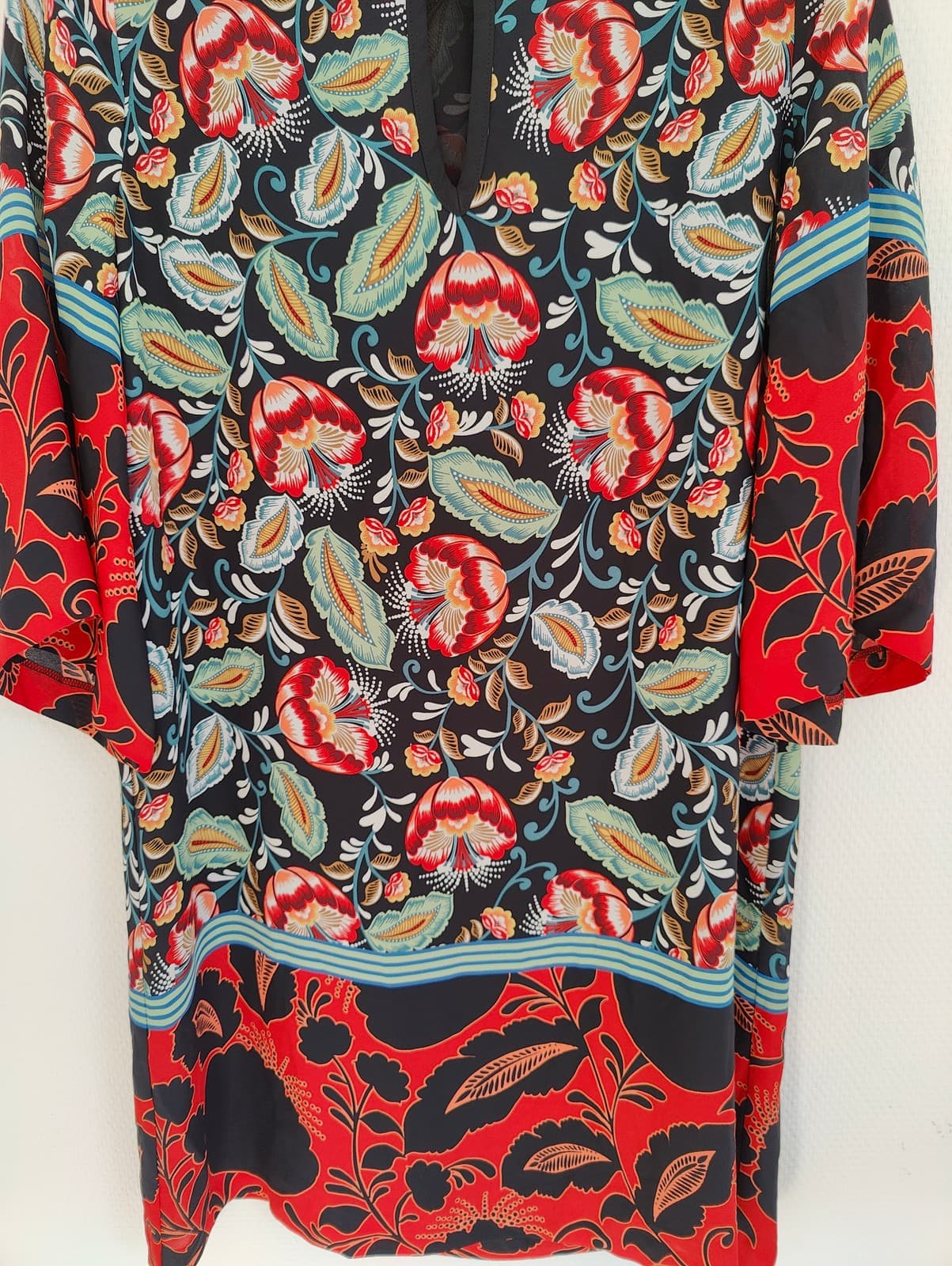 Robe imprimée à manches 3/4 Mango – Taille S — photo 3