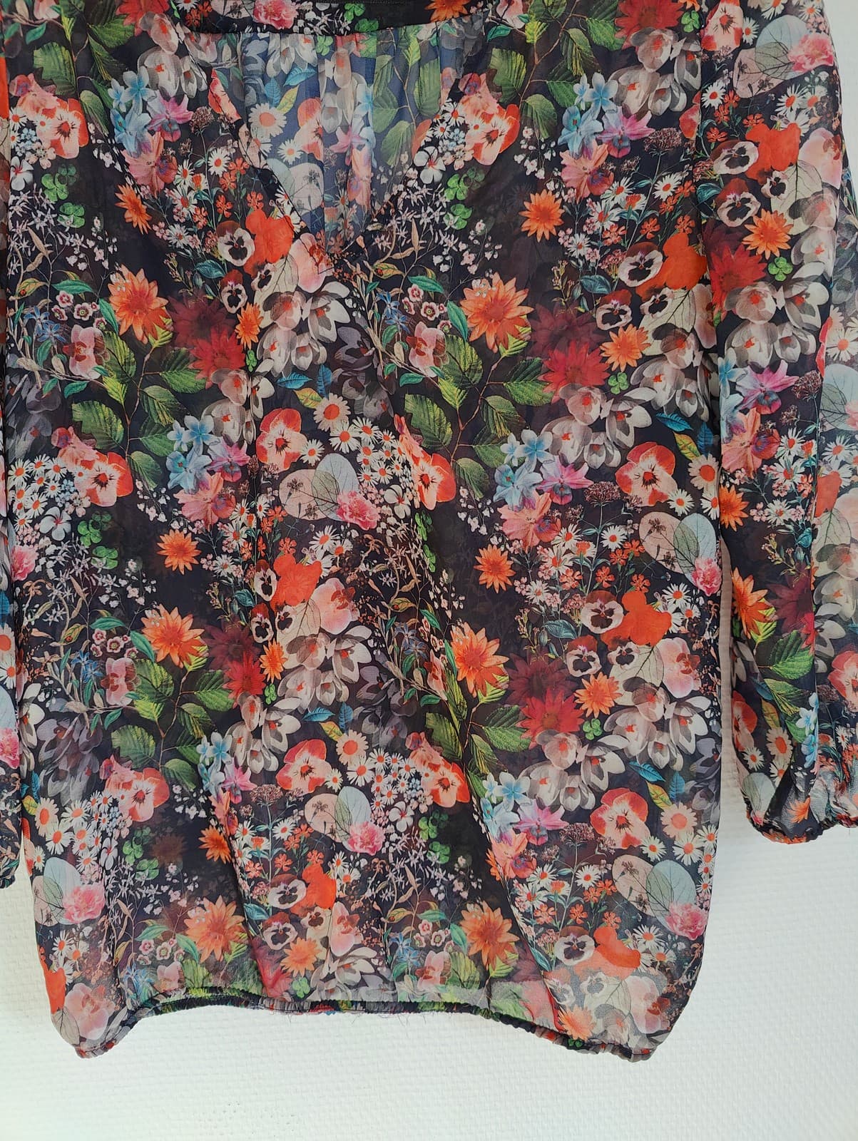 Blouse fluide à imprimé floral Zara – Taille S — photo 3
