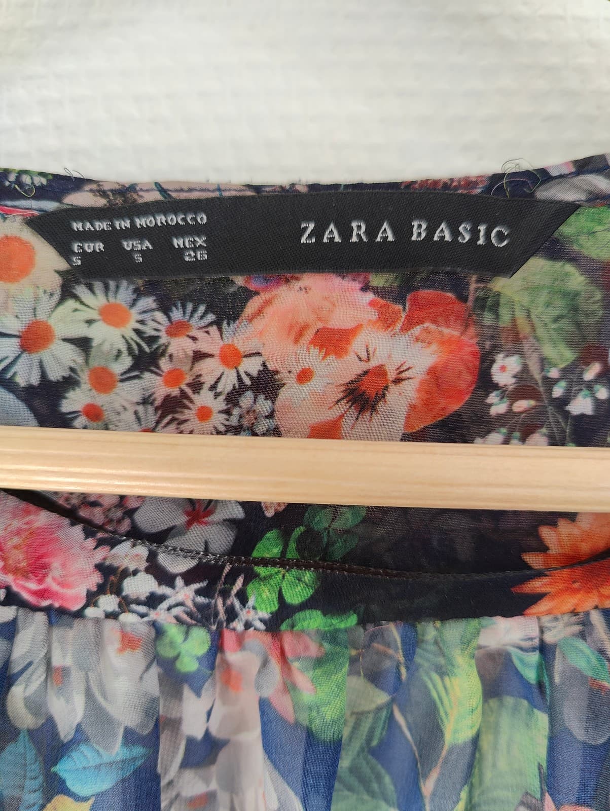 Blouse fluide à imprimé floral Zara – Taille S — photo 4