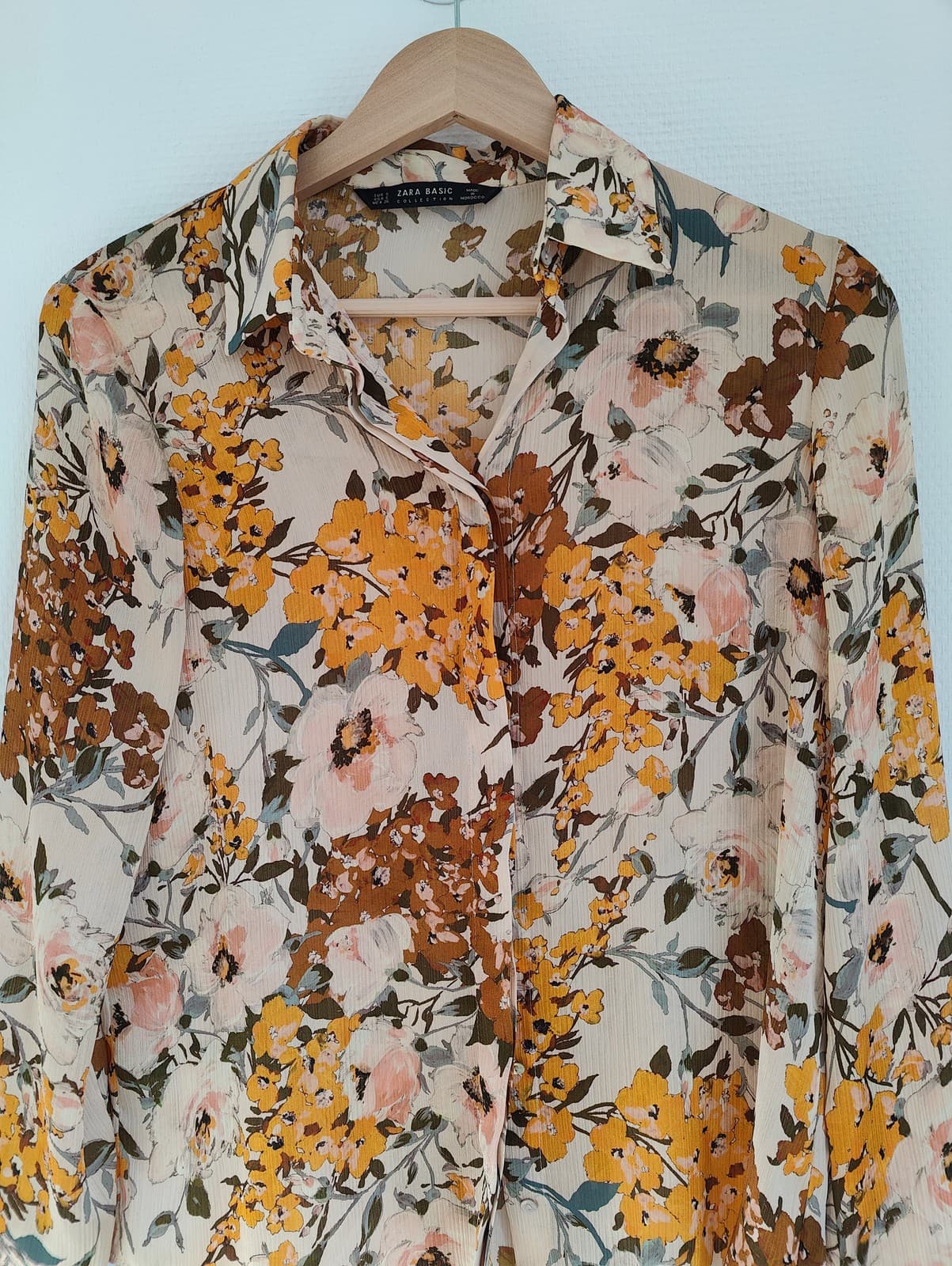 Chemise fluide à imprimé floral Zara – Taille S — photo 2