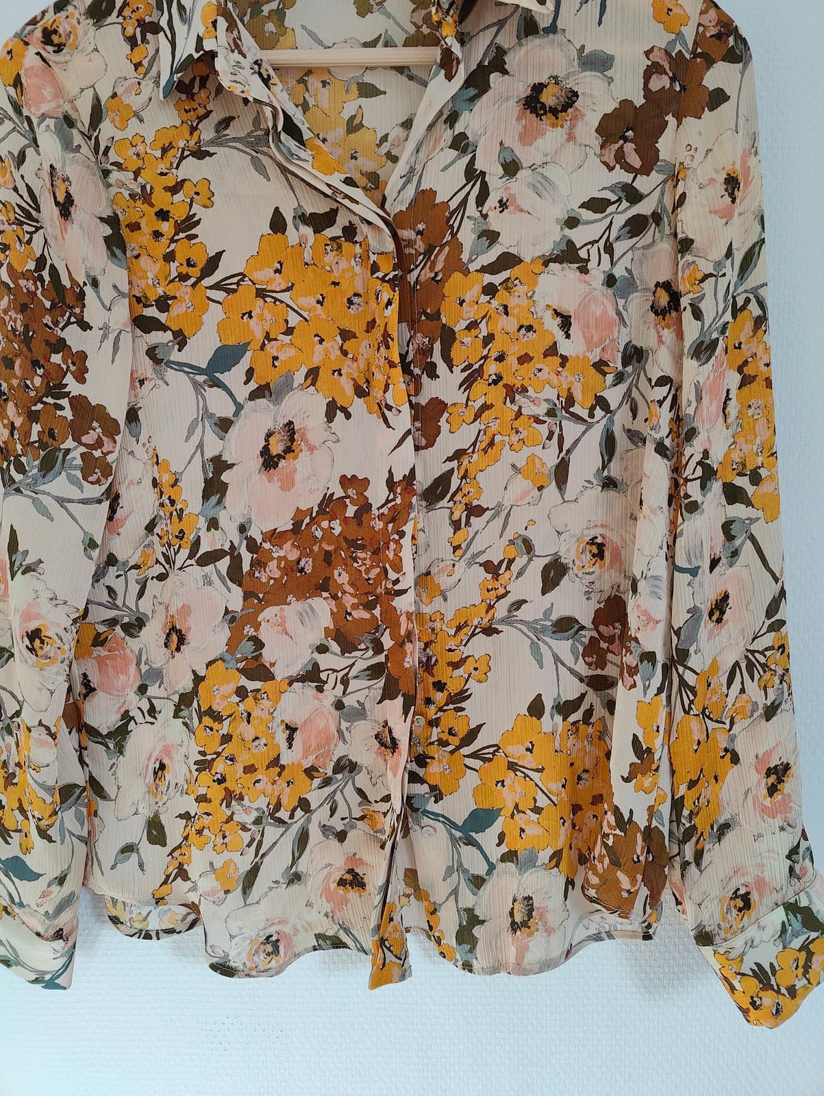 Chemise fluide à imprimé floral Zara – Taille S — photo 3