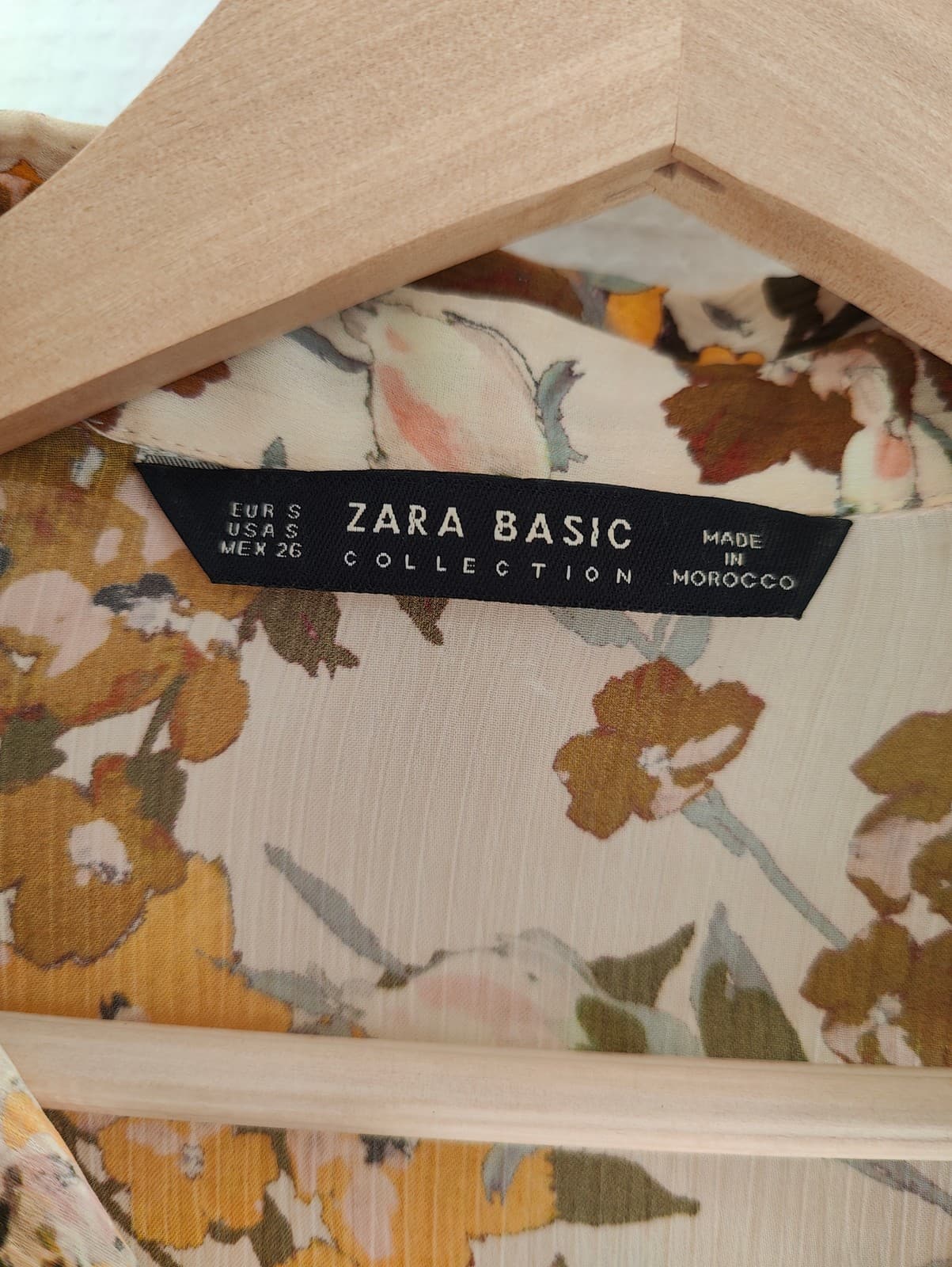 Chemise fluide à imprimé floral Zara – Taille S — photo 4