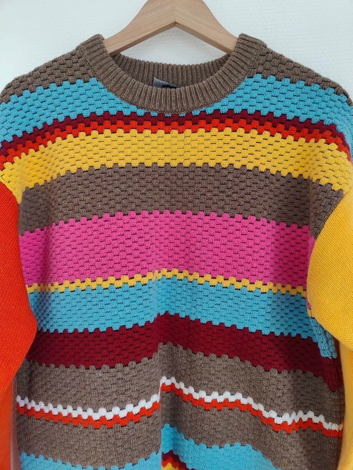 Pull Dsquared2 multicolore en maille texturée – Taille S — photo 2