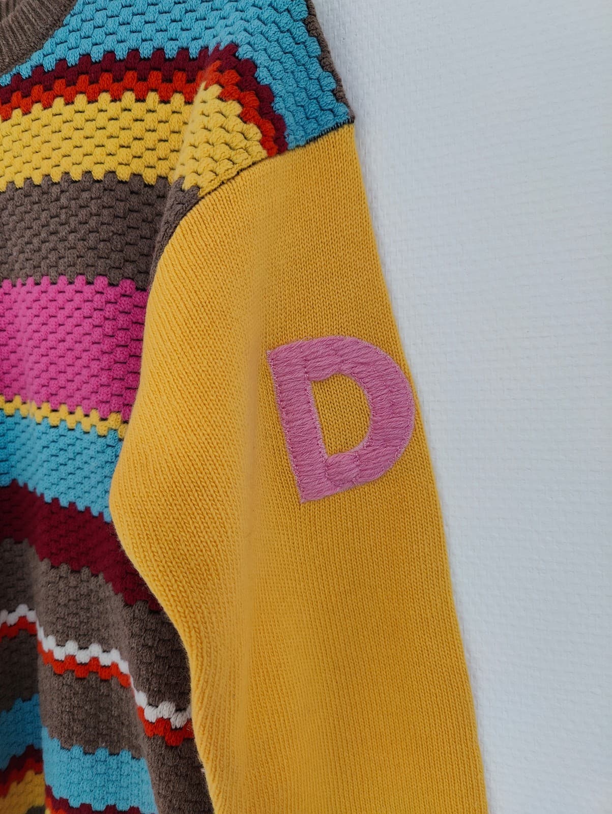 Pull Dsquared2 multicolore en maille texturée – Taille S — photo 3