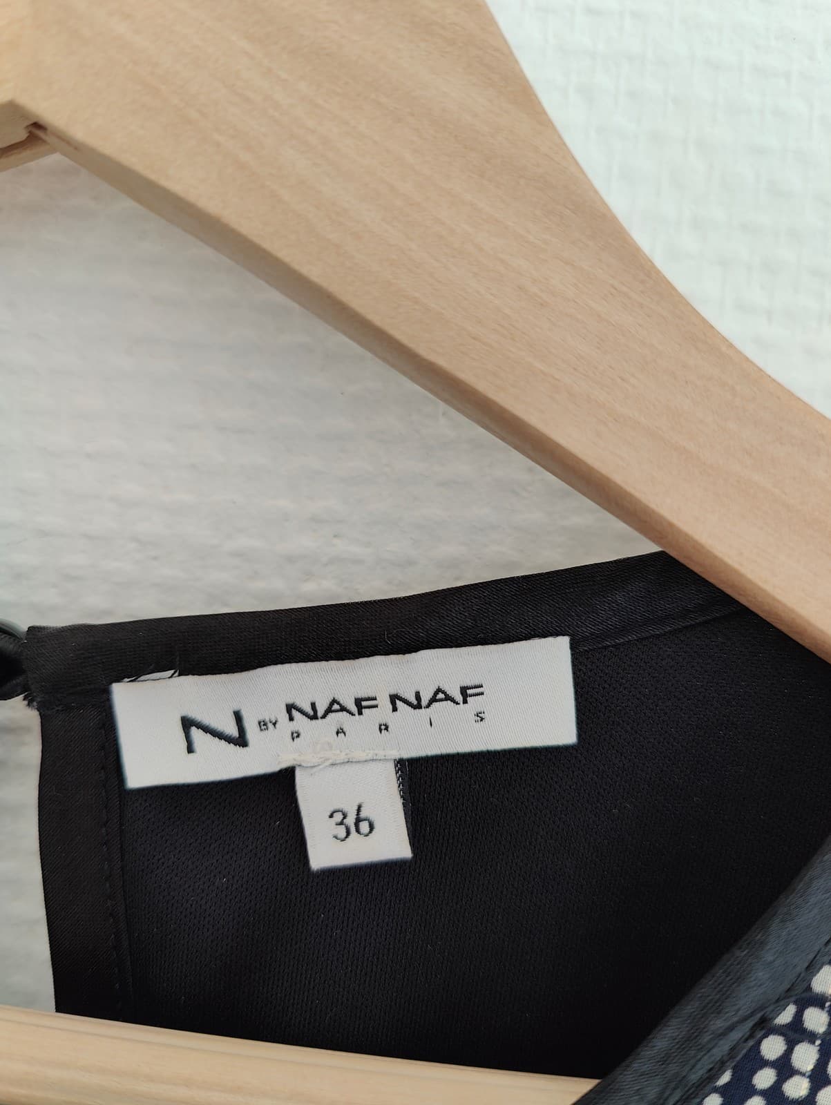 Blouse à carreaux noir et blanc Naf Naf – Taille 36 — photo 4