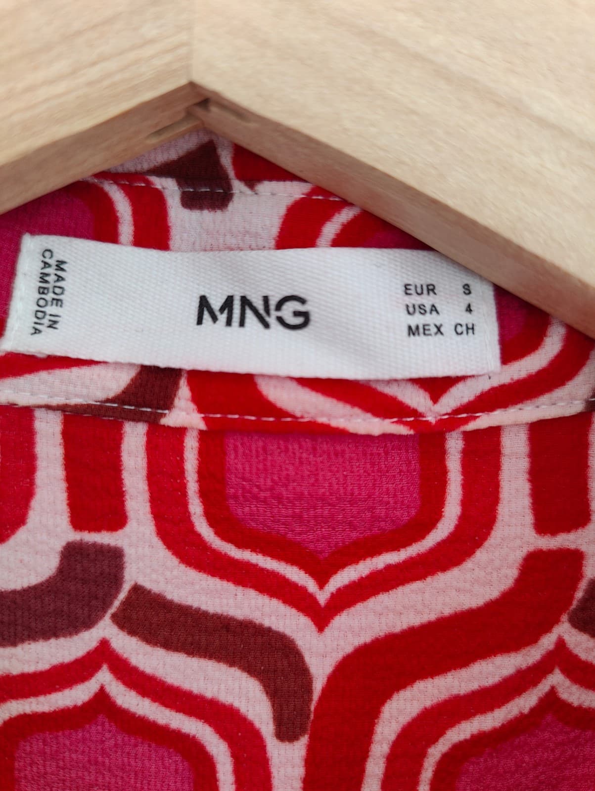 Chemisier Mango imprimé graphique – Taille S — photo 3