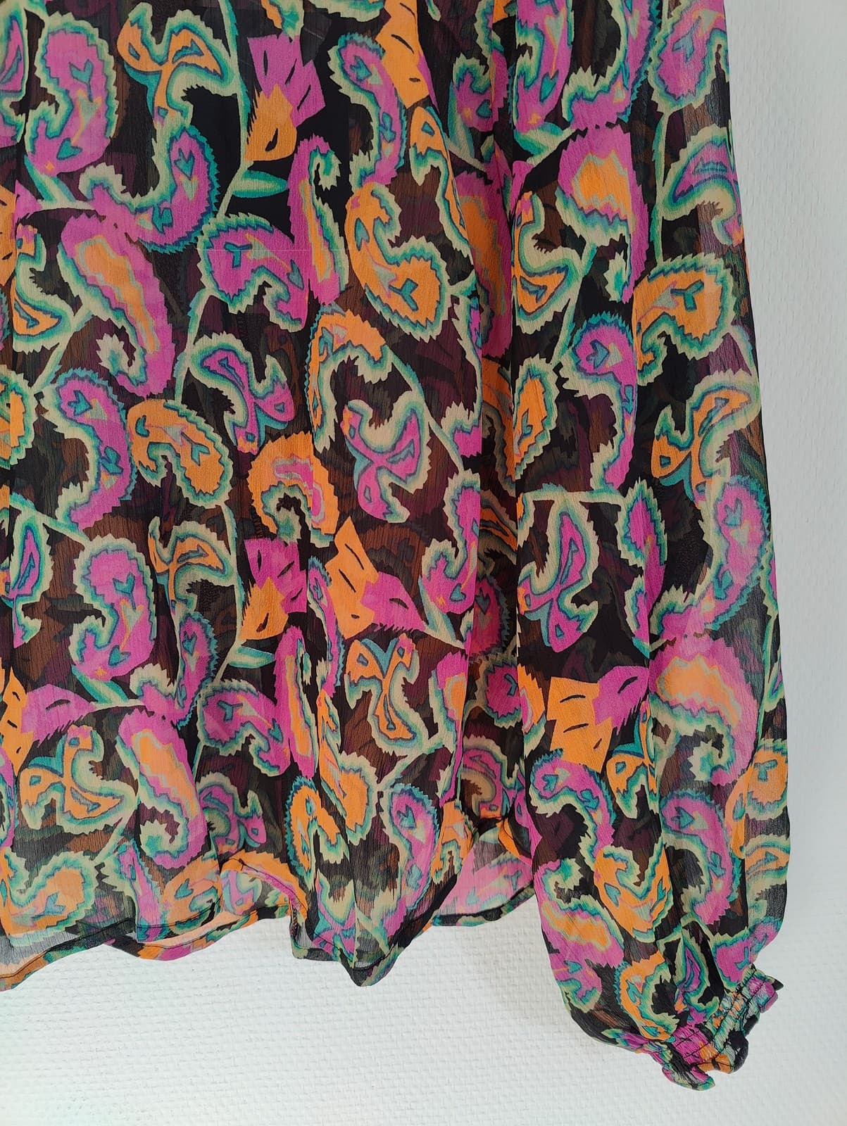 Blouse à imprimé cachemire multicolore Wild Pony – Taille S — photo 3