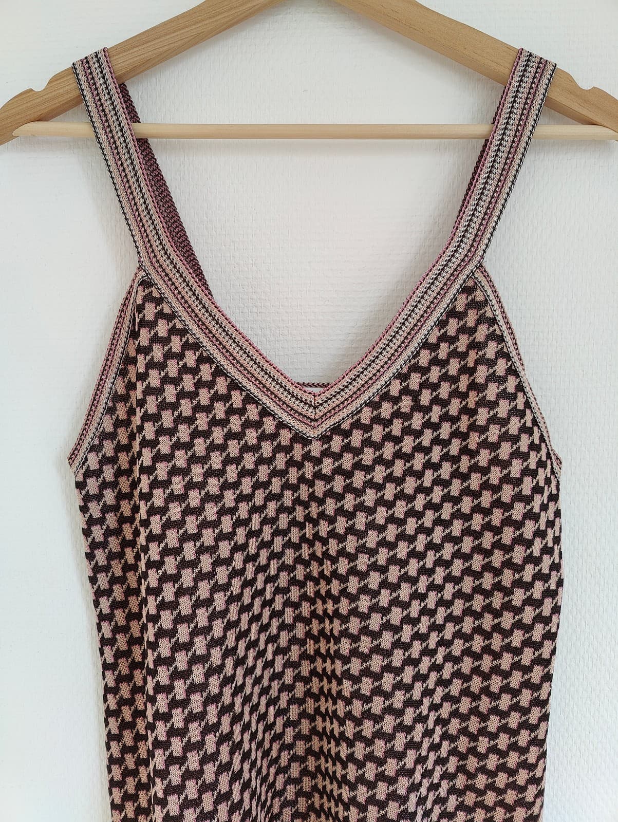 Top en maille jacquard à bretelles Zara – Taille S — photo 3