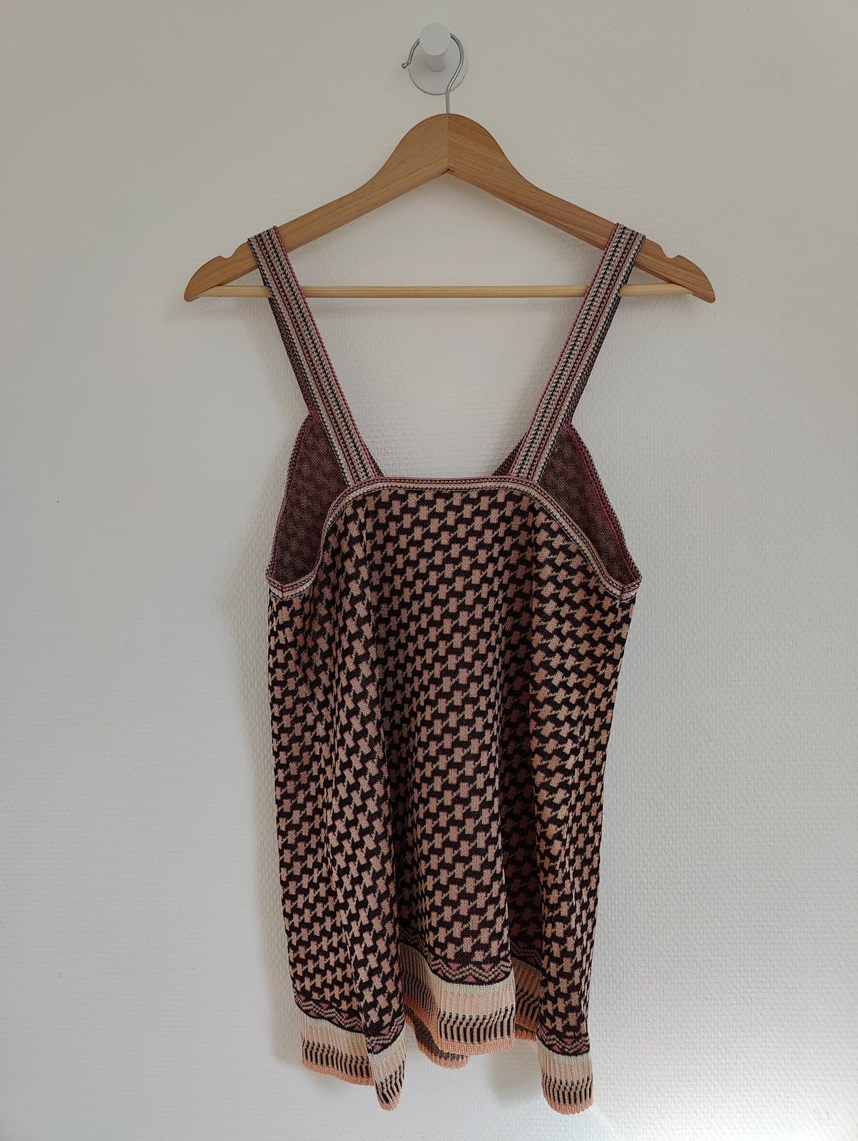 Top en maille jacquard à bretelles Zara – Taille S — photo 5