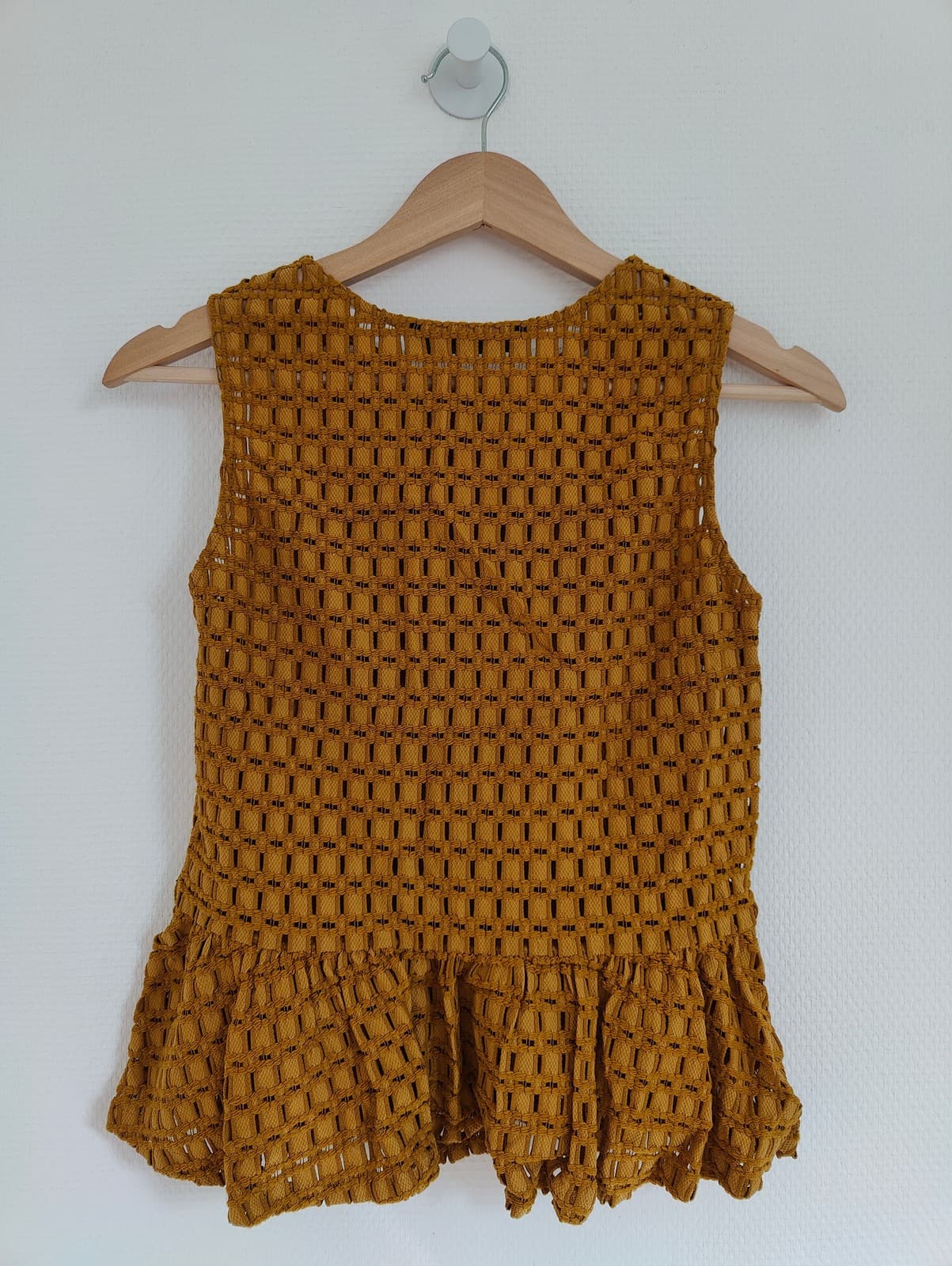 Top sans manches en maille ajourée Zara – Taille XS — photo 5