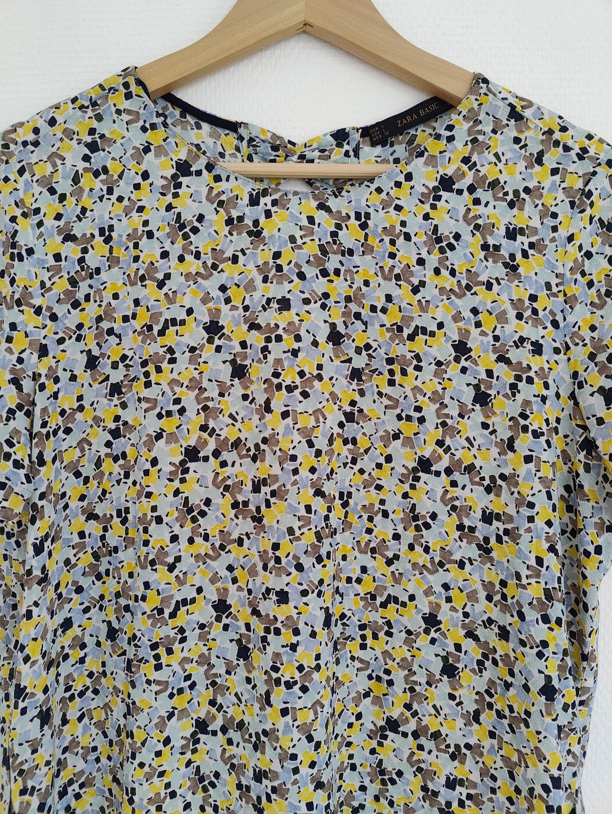 Blouse imprimée graphique multicolore Zara – Taille L — photo 3
