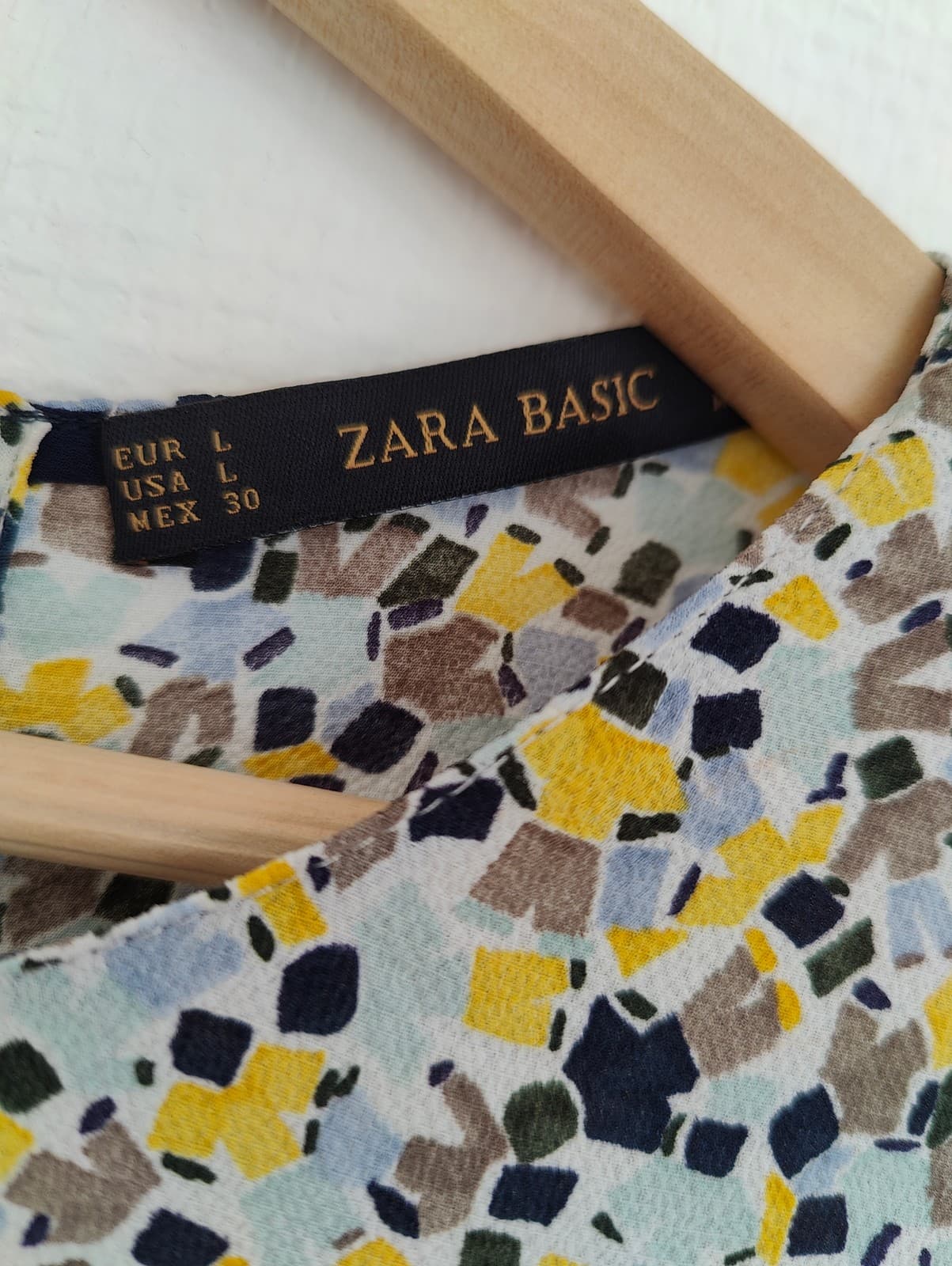 Blouse imprimée graphique multicolore Zara – Taille L — photo 4