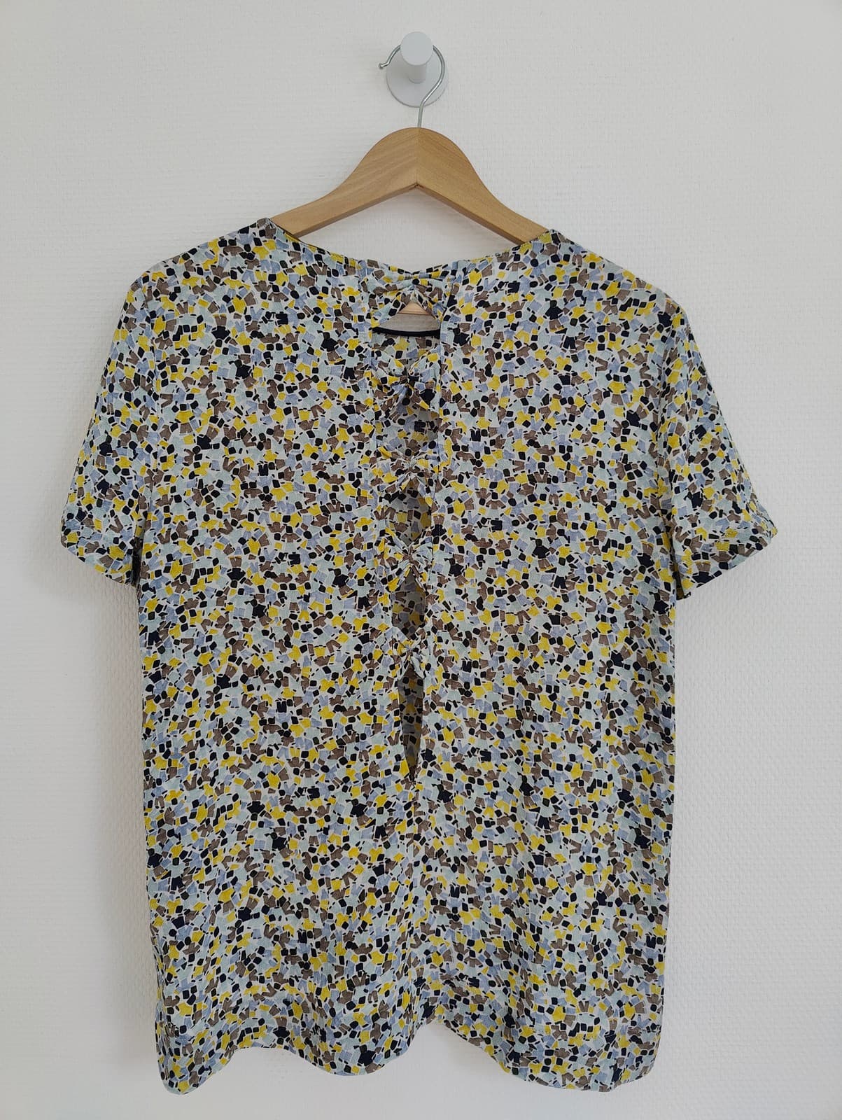 Blouse imprimée graphique multicolore Zara – Taille L — photo 5