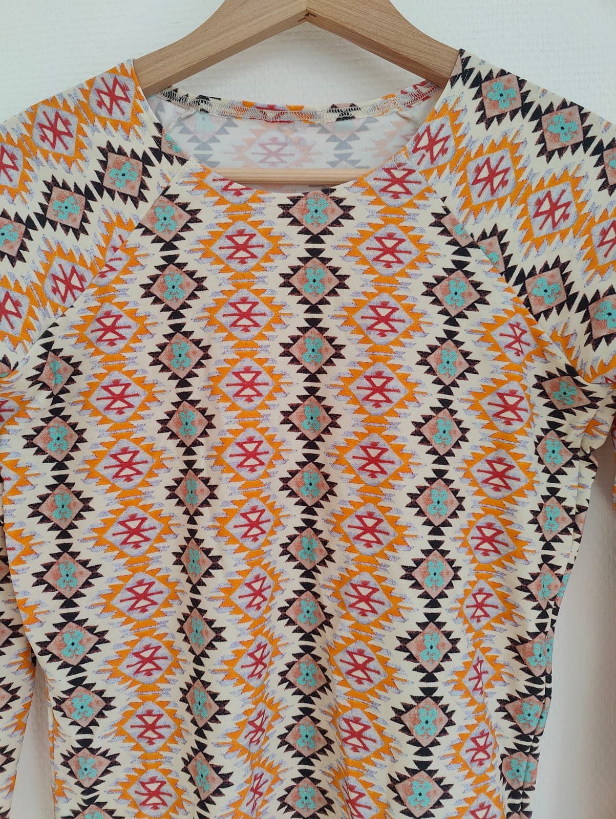 T-shirt Billabong imprimé ethnique multicolore – Taille XS — photo 3