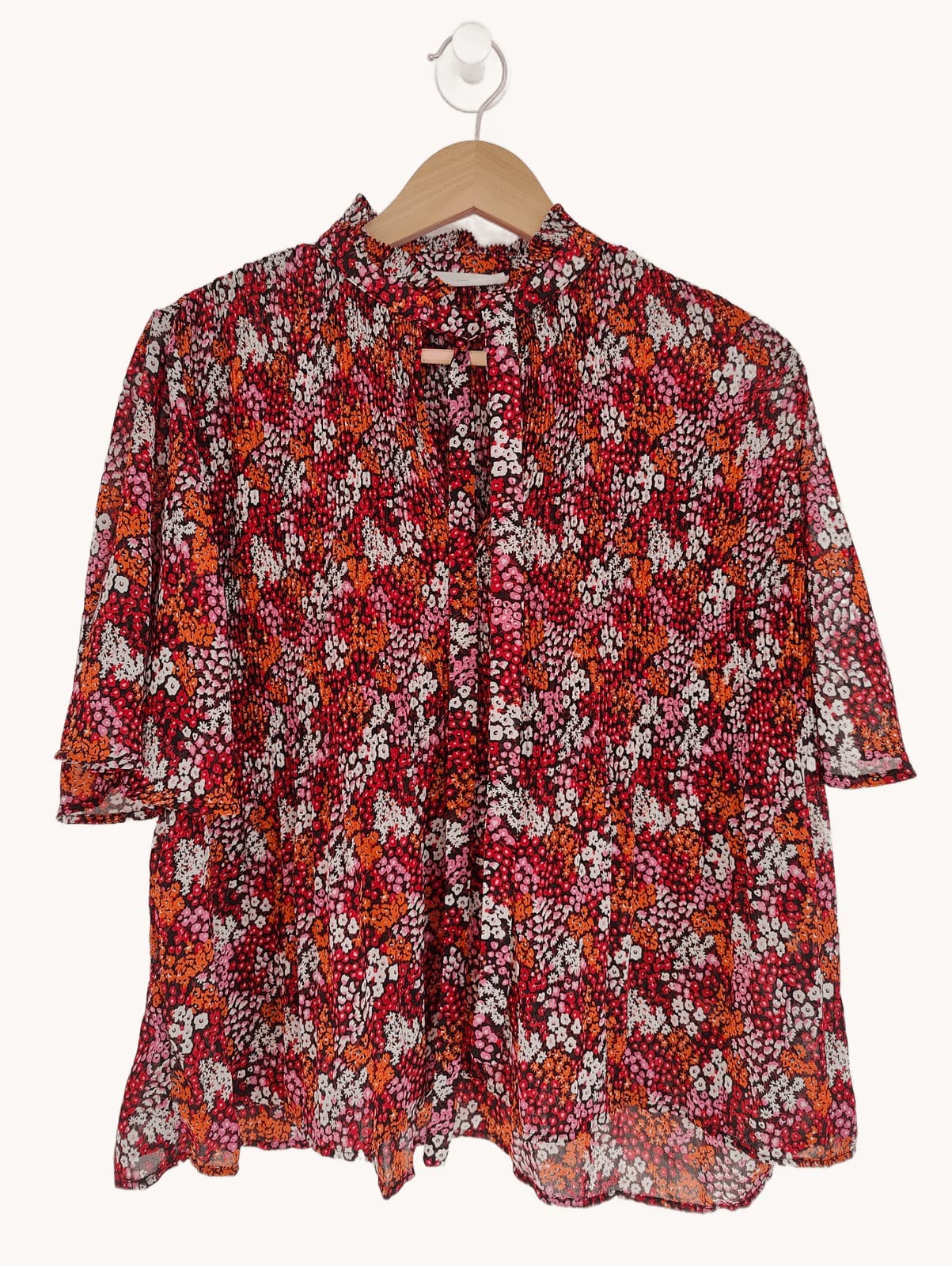 Blouse imprimé floral multicolore fluide Sfera – Taille M — photo 2