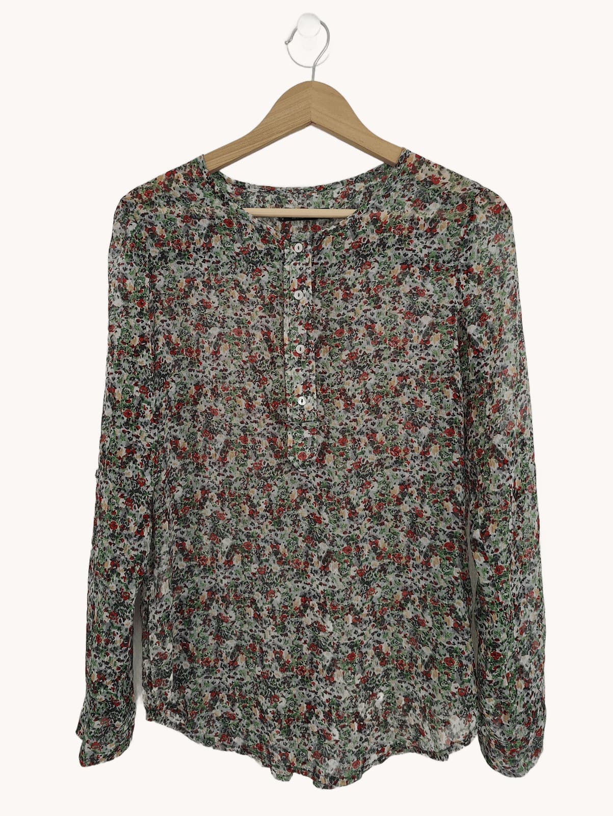 Blouse fluide à imprimé floral Mango – Taille S — photo 2
