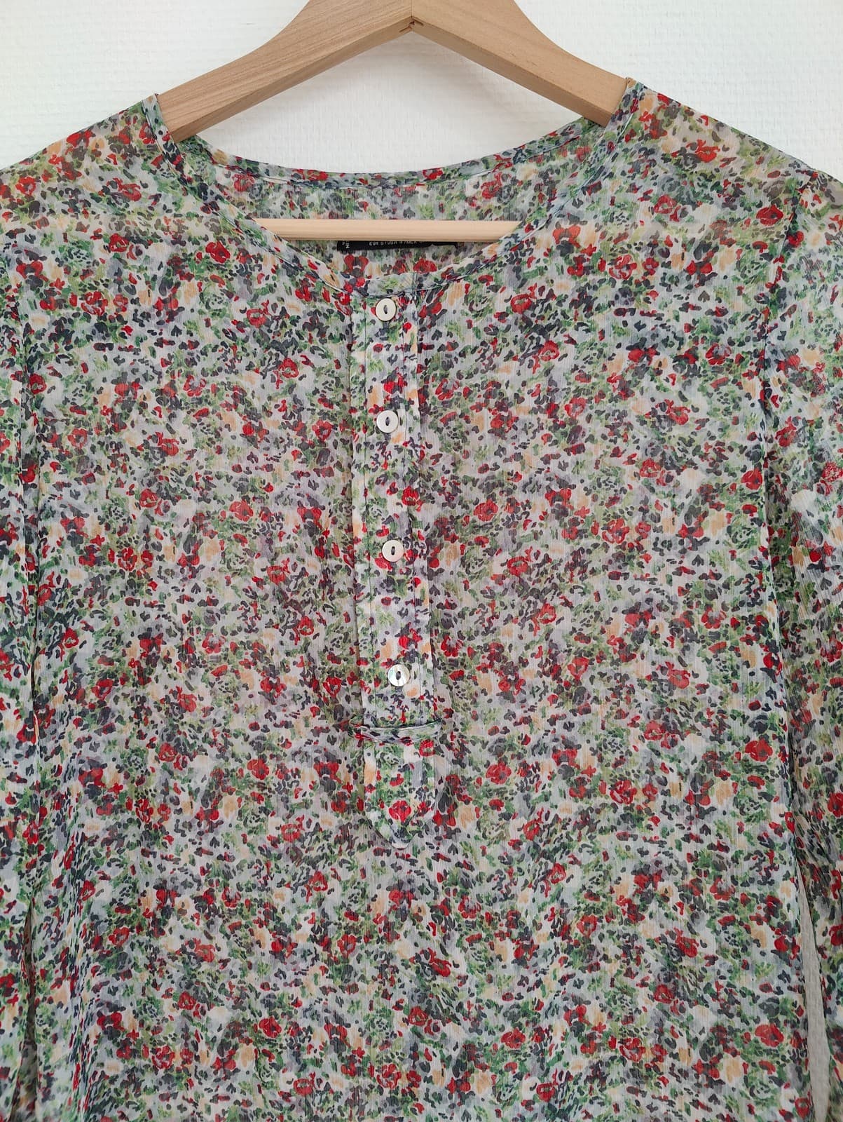 Blouse fluide à imprimé floral Mango – Taille S — photo 3