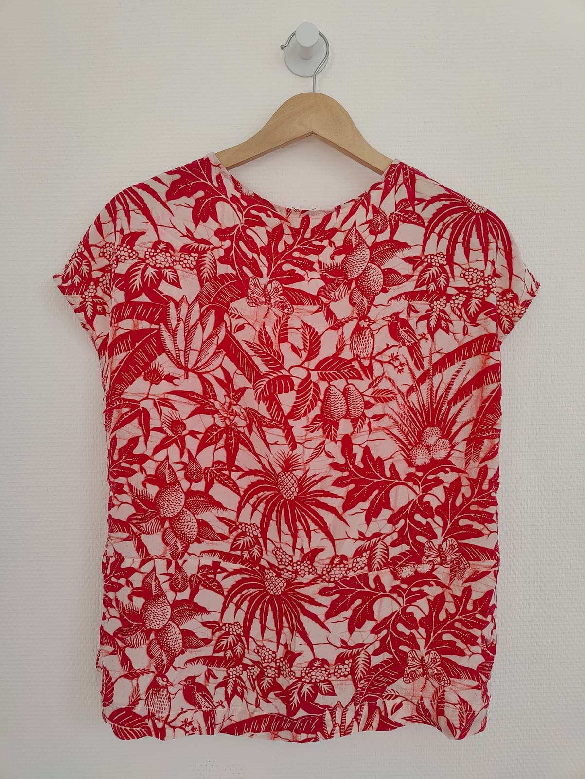 Blouse American Vintage imprimé tropical – Taille M — photo 4