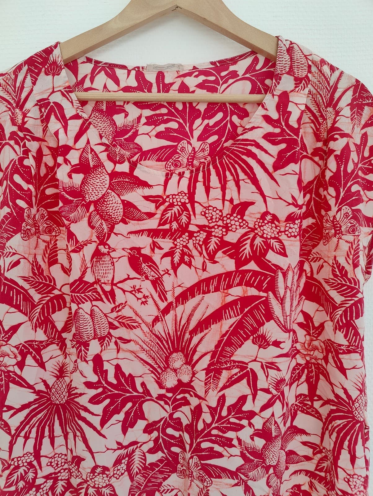Blouse American Vintage imprimé tropical – Taille M — photo 2