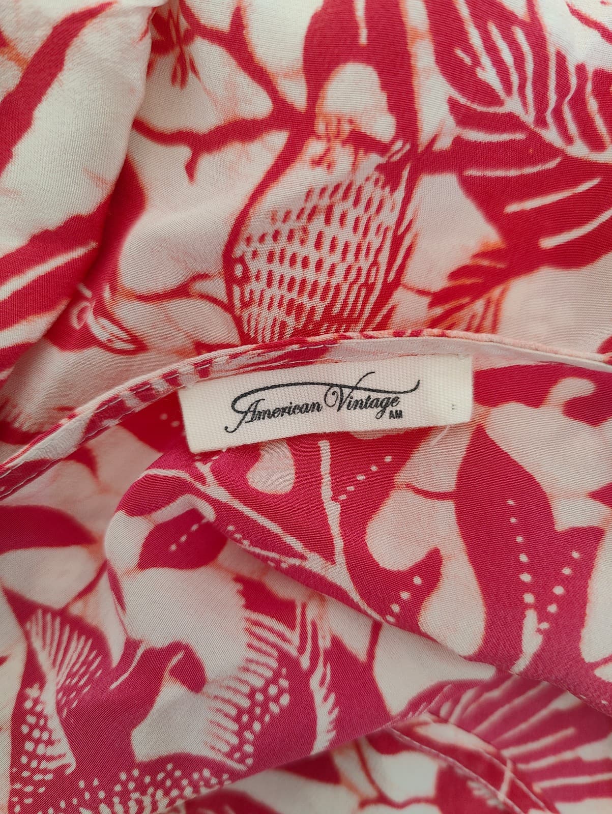 Blouse American Vintage imprimé tropical – Taille M — photo 5