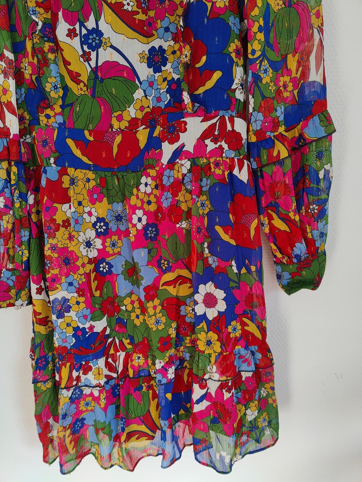 Robe Naf Naf à imprimé floral multicolore – Taille S — photo 3