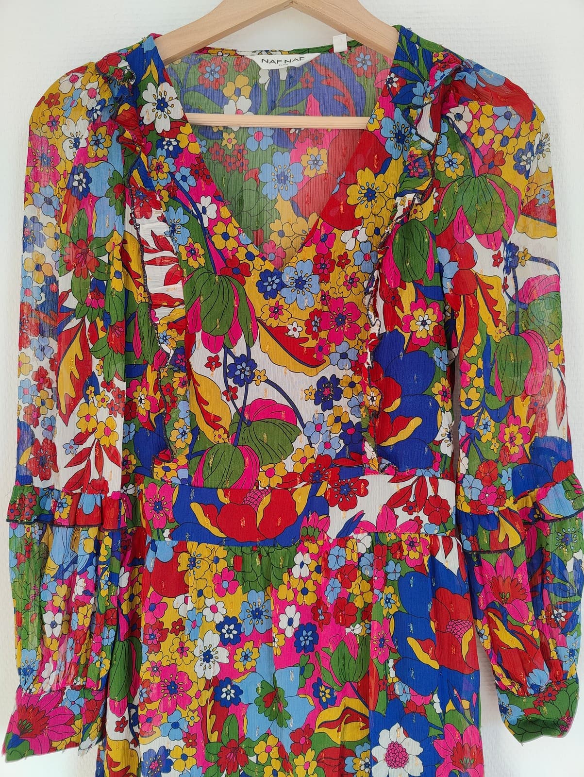 Robe Naf Naf à imprimé floral multicolore – Taille S — photo 2