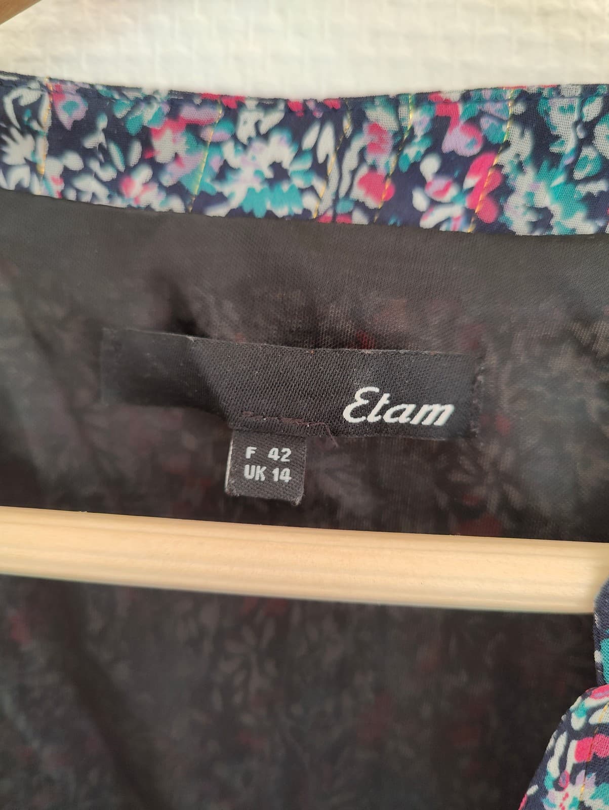 Robe Etam à imprimé floral multicolore – Taille 42 — photo 4
