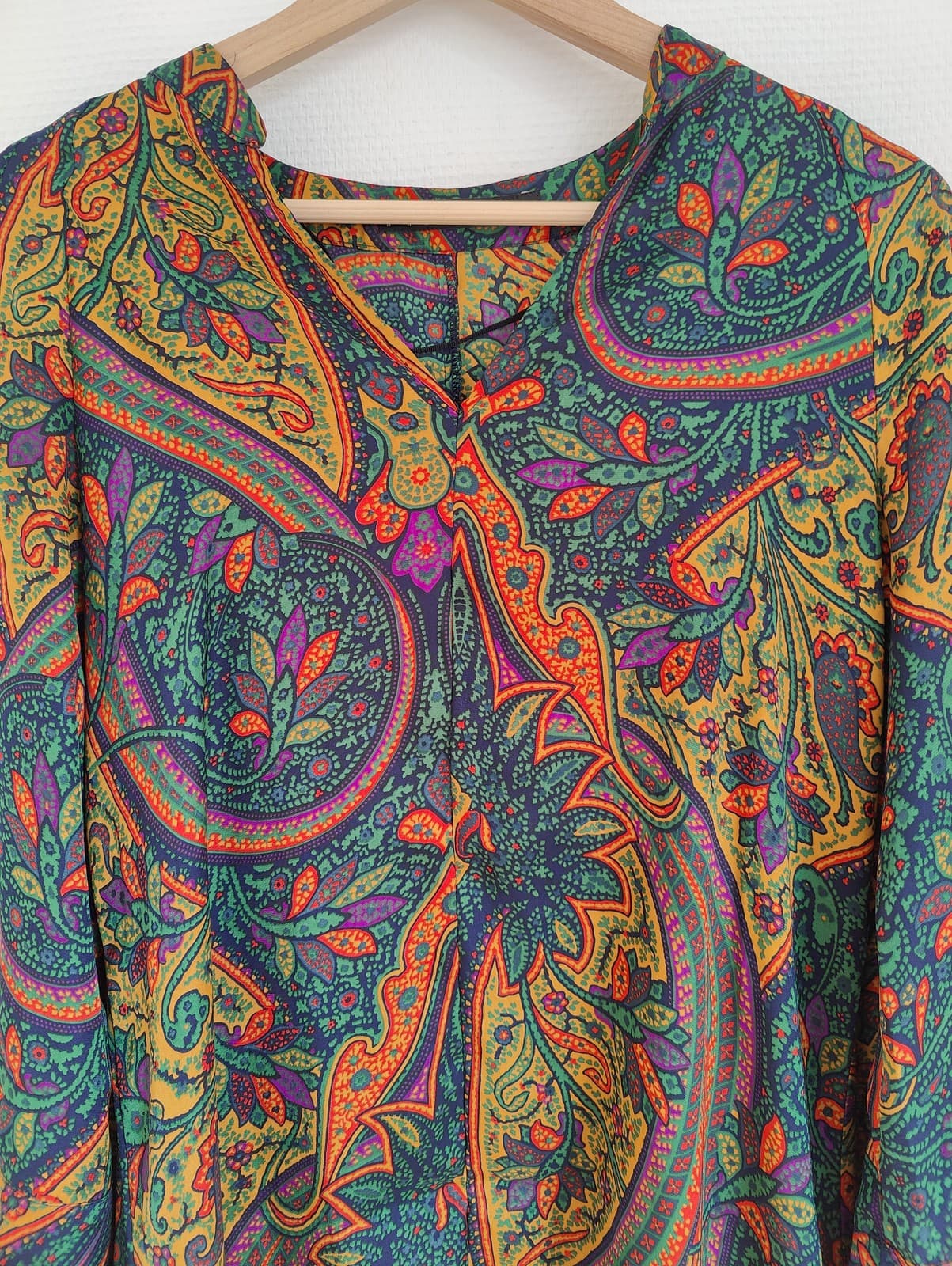 Tunique fluide à motif cachemire multicolore Zara – Taille M — photo 3