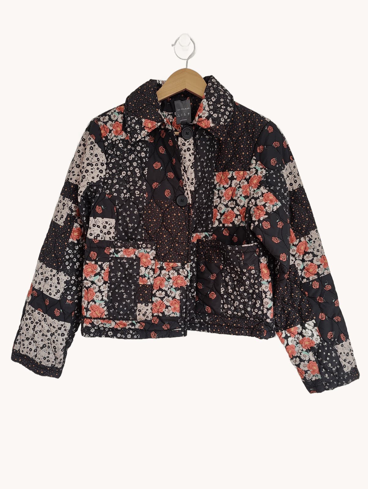 Veste matelassée patchwork florale Primark – Taille XS