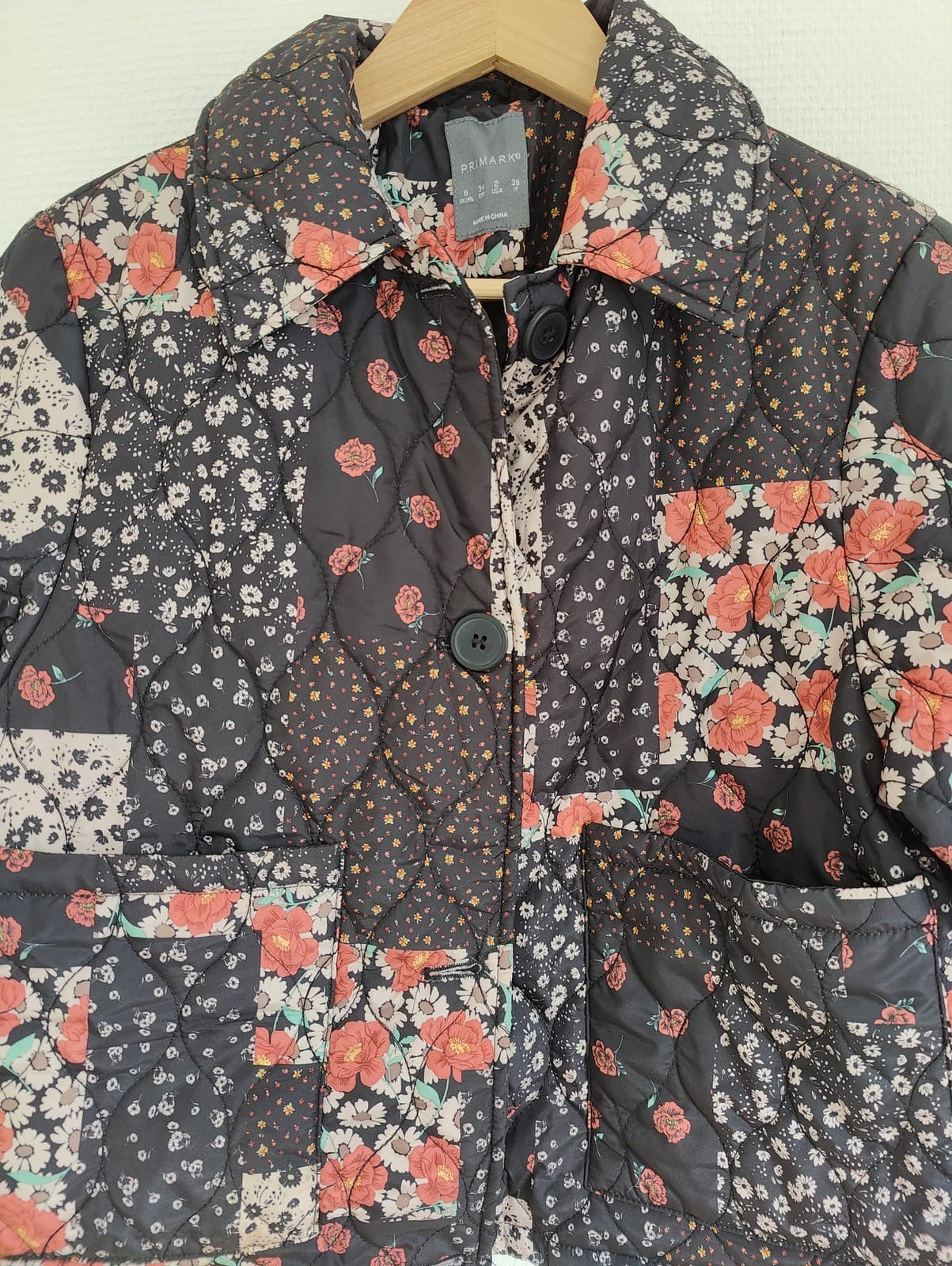 Veste matelassée patchwork florale Primark – Taille XS — photo 2