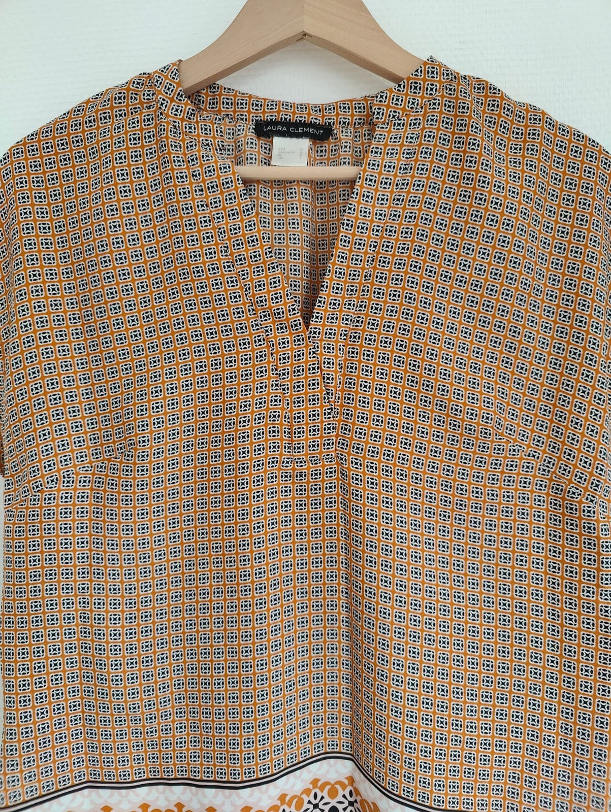 Blouse Laura Clément à imprimé graphique – Taille 38 — photo 3