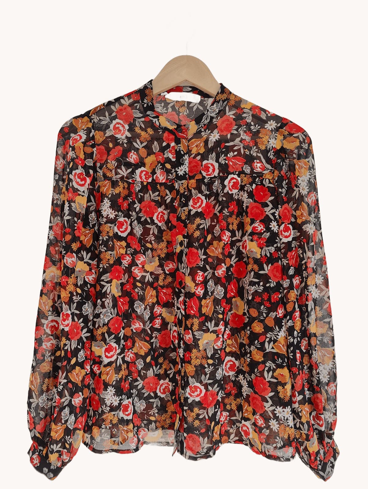 Chemise Mango fluide à imprimé floral – Taille S — photo 2