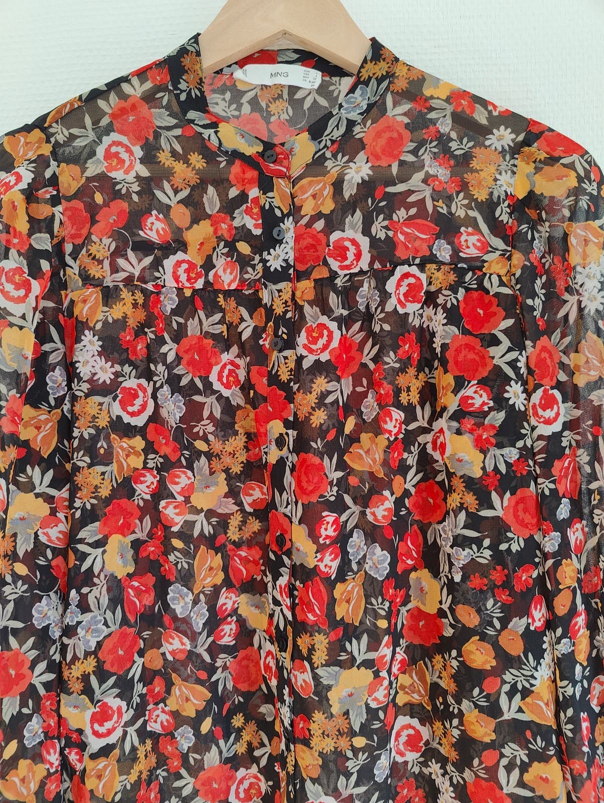 Chemise Mango fluide à imprimé floral – Taille S — photo 3