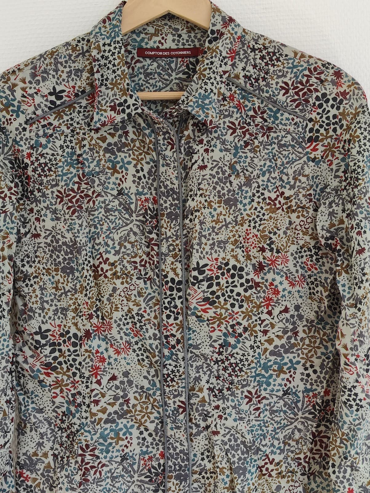 Chemise Comptoir des Cotonniers à imprimé floral – Taille 40 — photo 3