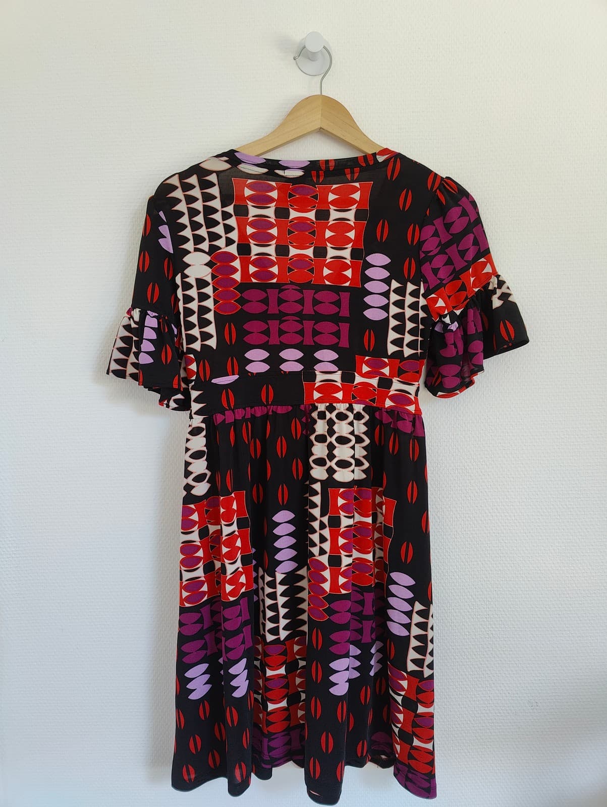 Robe à imprimé géométrique multicolore Mango – Taille M — photo 6