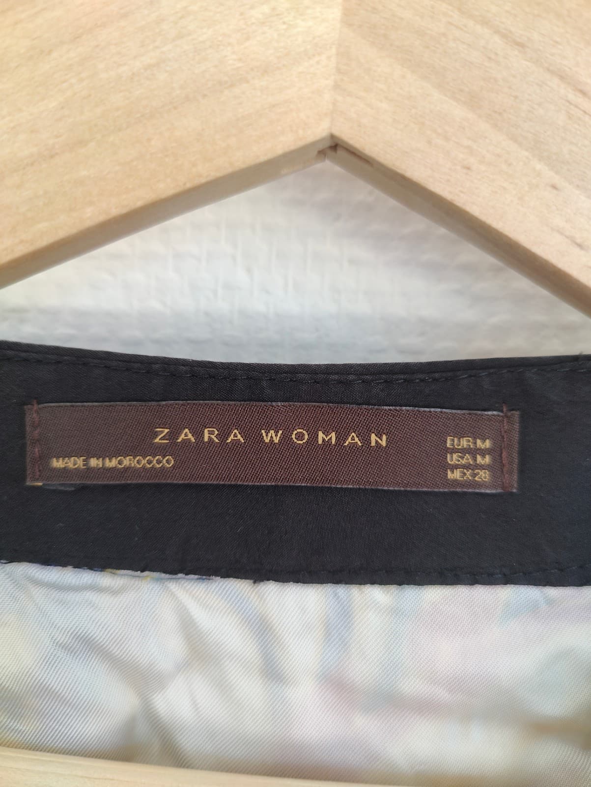 Blouse cachemire multicolore à col noir Zara – Taille M — photo 5