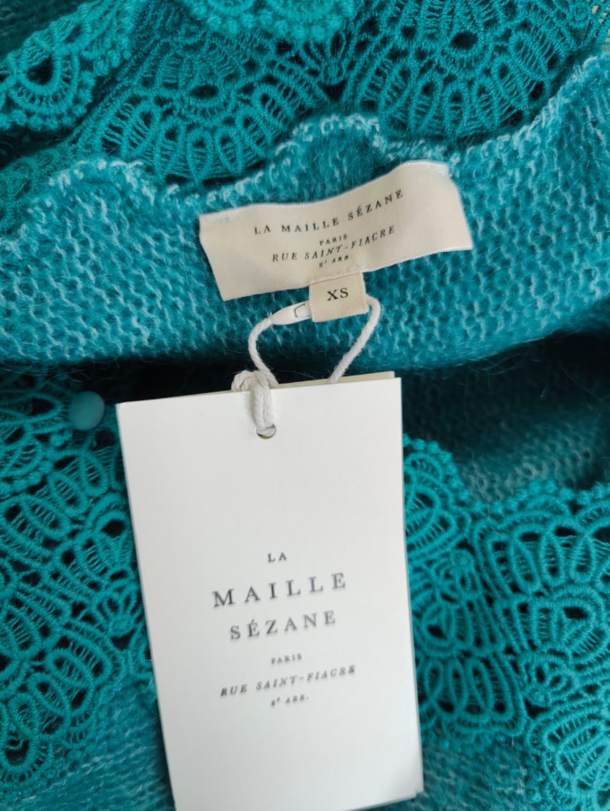 Gilet en maille ajourée Sézane – Taille XS — photo 5