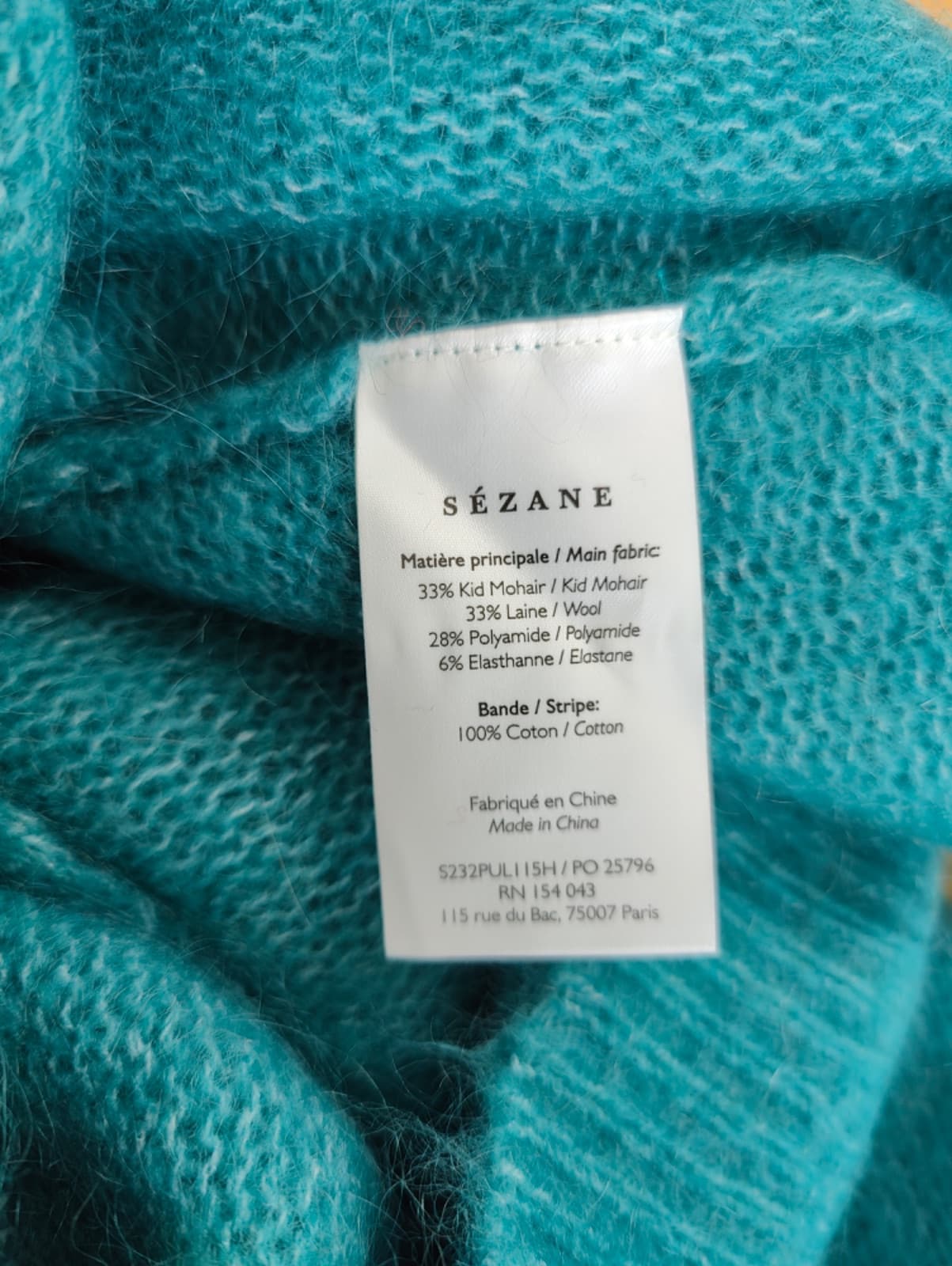 Gilet en maille ajourée Sézane – Taille XS — photo 6