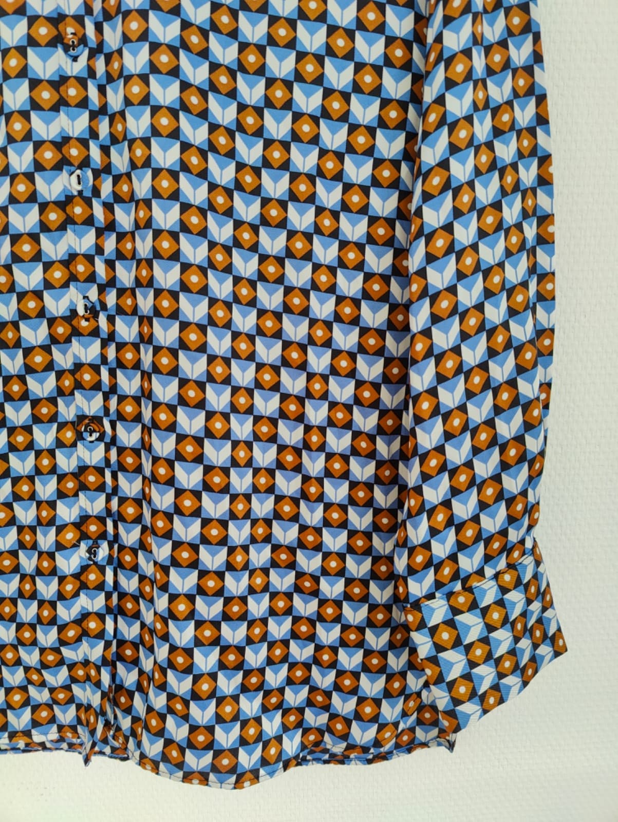 Chemisier imprimé à col montant Zara – Taille XS — photo 3