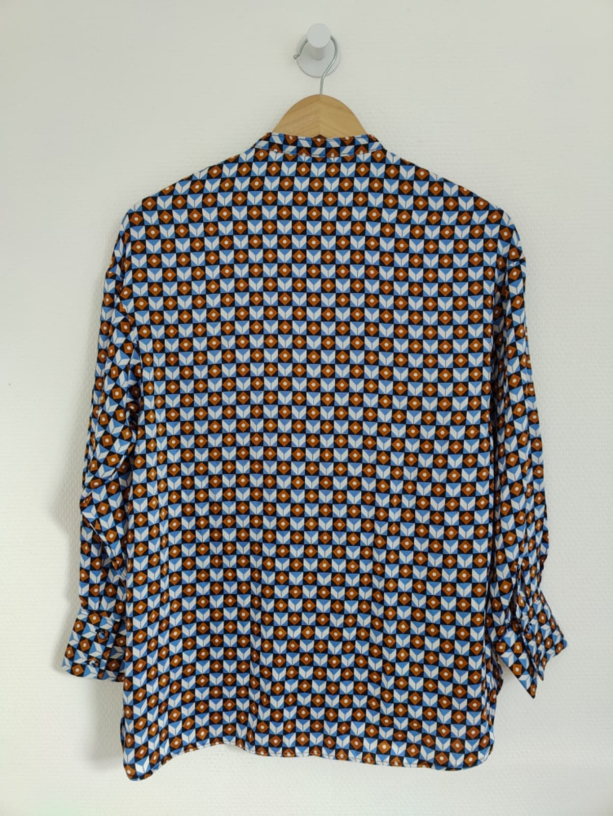 Chemisier imprimé à col montant Zara – Taille XS — photo 5
