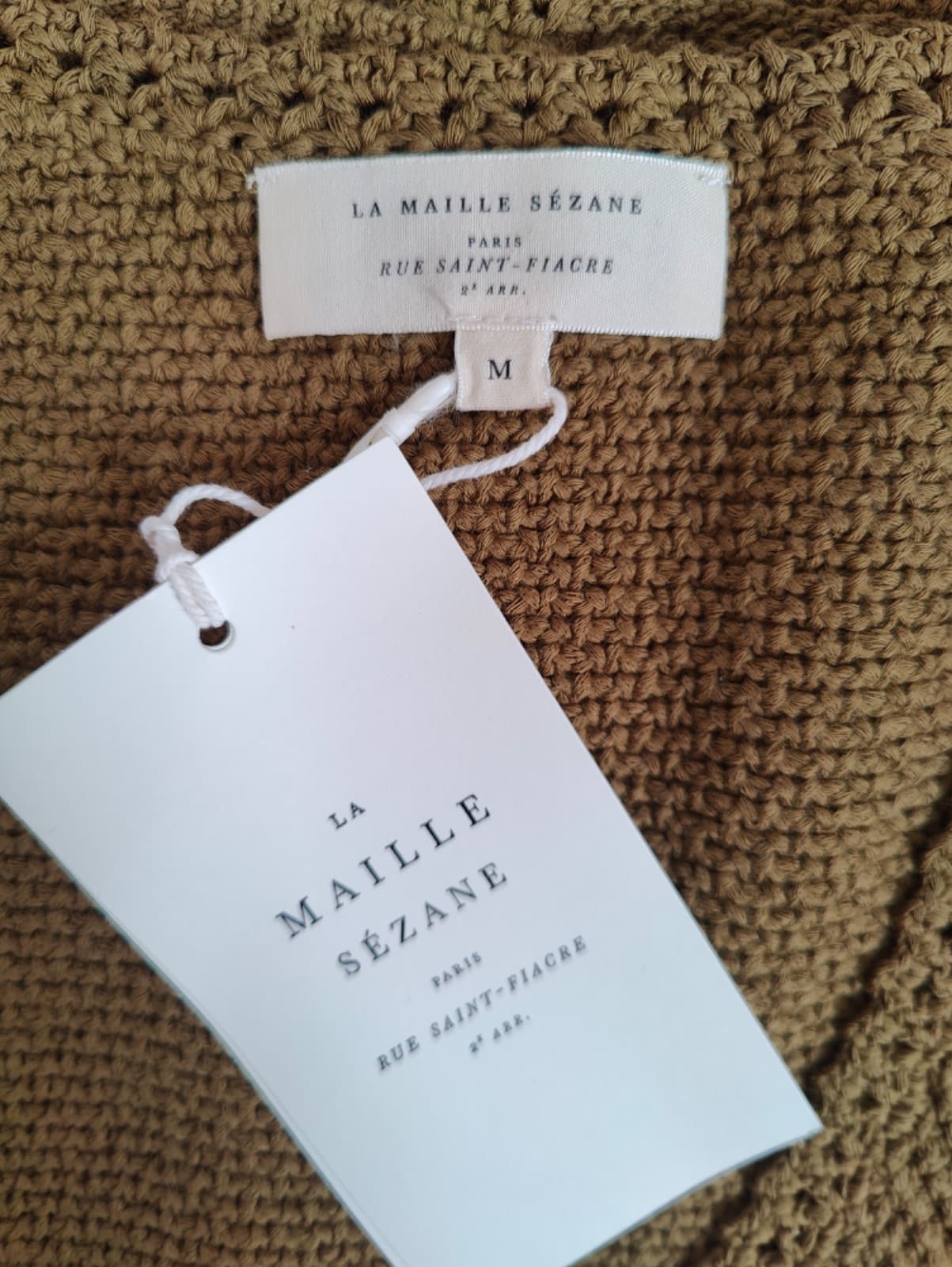 Top en maille boutonné Sézane – Taille M  — photo 5