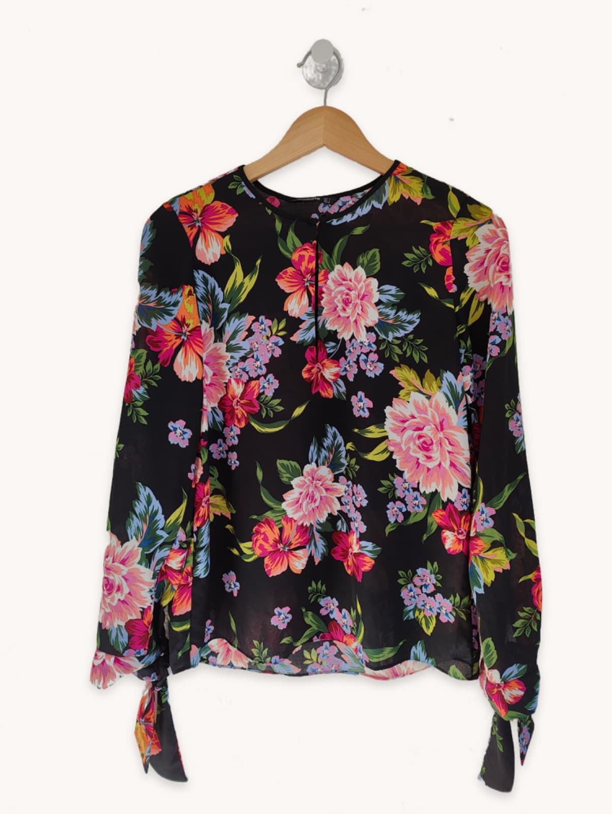 Blouse fluide à imprimé floral Stradivarius – Taille S