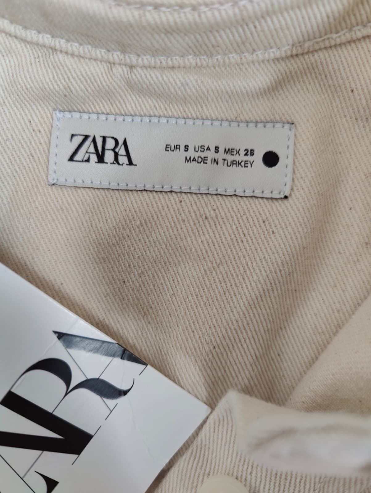 Surchemise beige à poches Zara – Taille S — photo 4