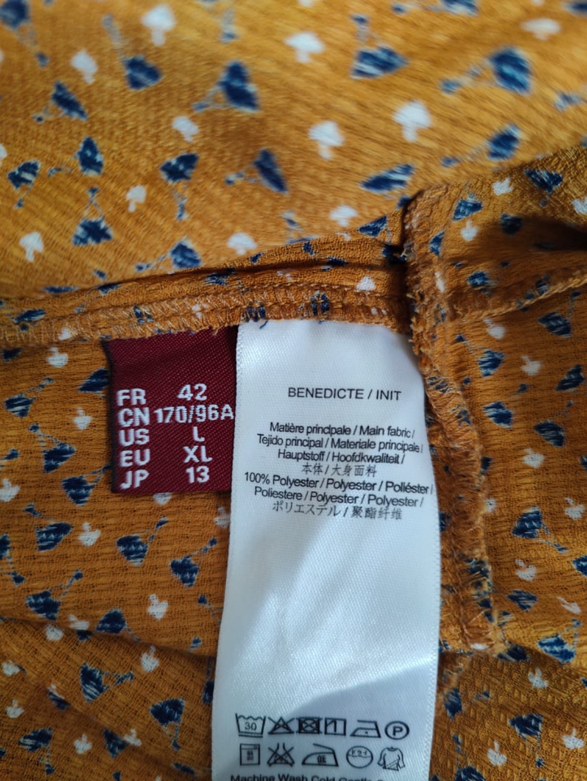 Robe imprimée graphique Comptoir des Cotonniers – Taille 42 — photo 5