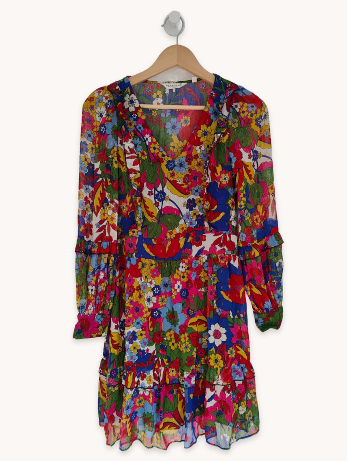 Robe Naf Naf à imprimé floral multicolore – Taille S — photo 1