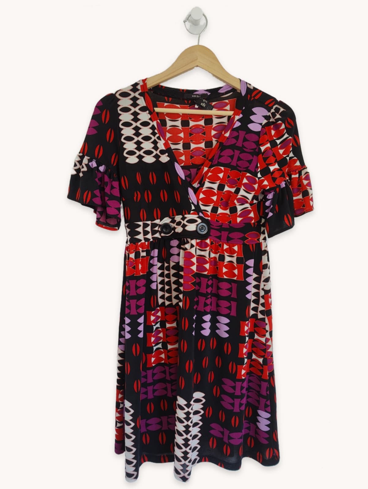 Robe à imprimé géométrique multicolore Mango – Taille M — photo 1
