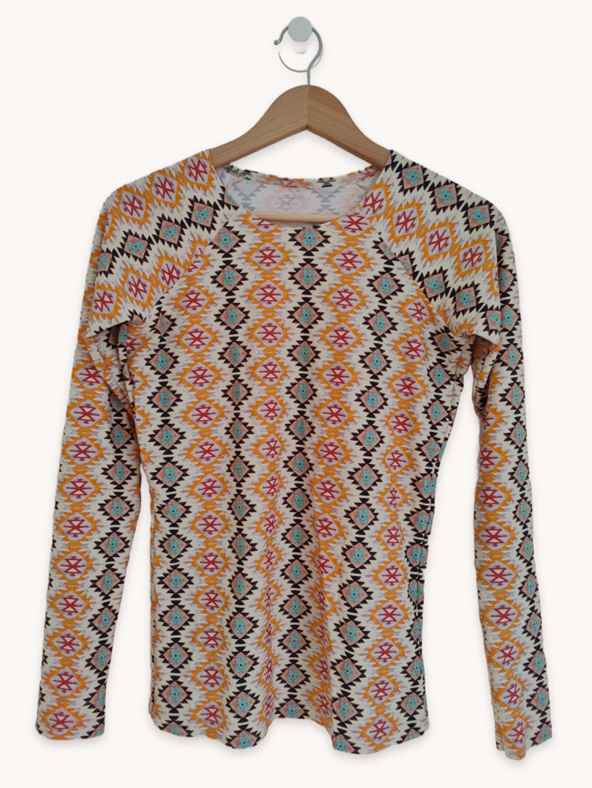 T-shirt Billabong imprimé ethnique multicolore – Taille XS — photo 2