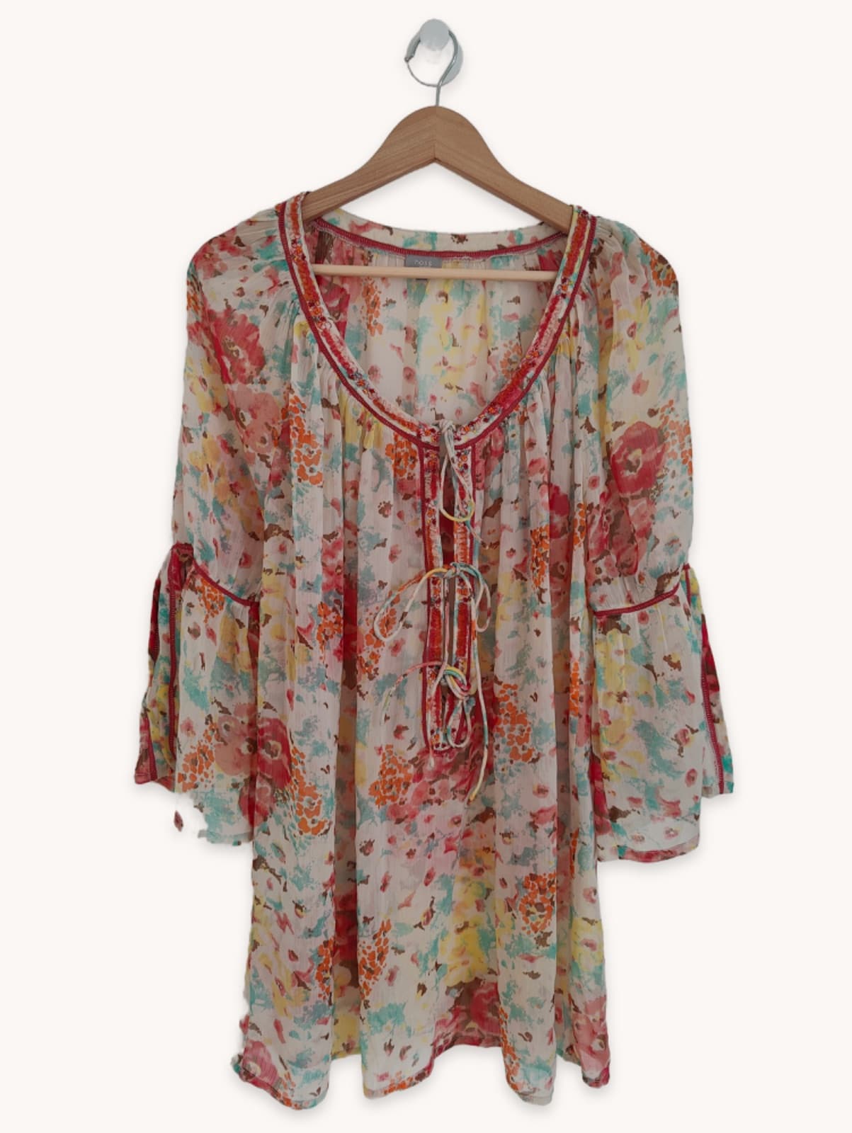 Top bohème fleurie aquarelle Hoss Intropia – Taille 38 — photo 2