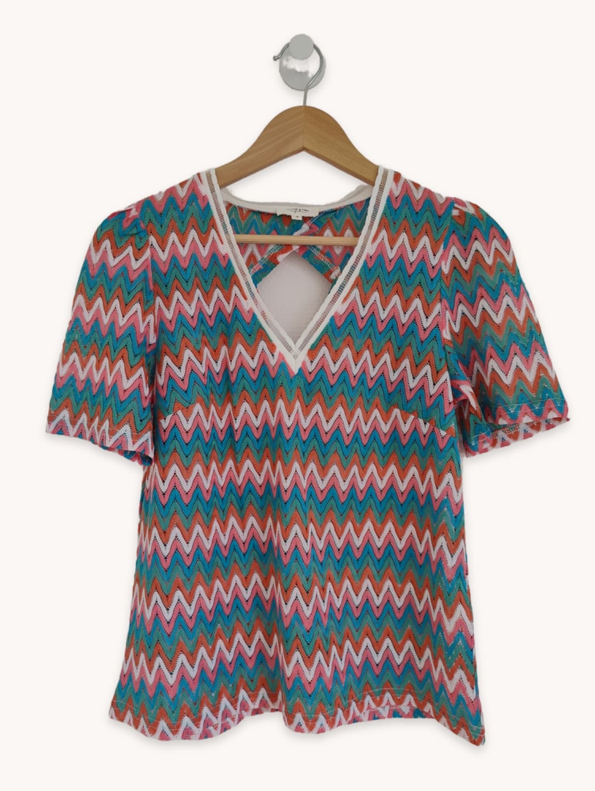 Top Grace & Mila à motif chevrons – Taille S — photo 2